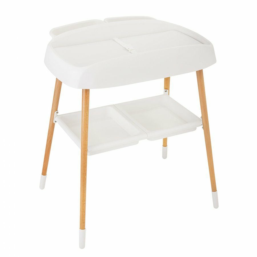 カトージ おむつ替え台 （ホワイト＆ナチュラル）【使用期間：新生児